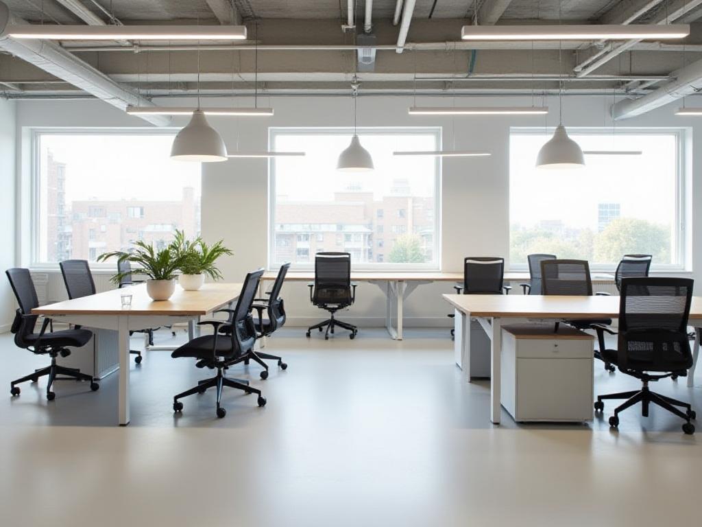 Modern office space with Kagu Solutions furniture